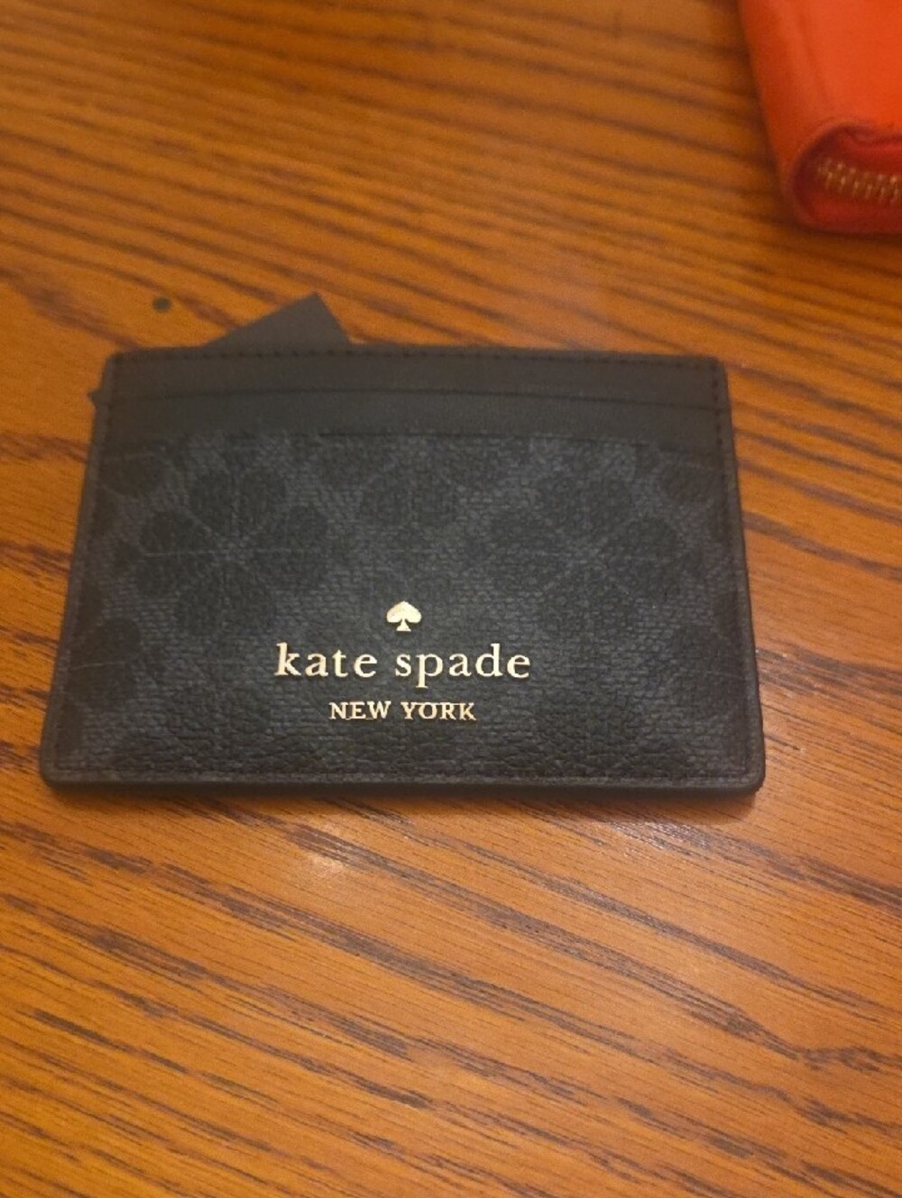 kate spade Black Textured Card & Key Holder - Picture 2 of 2